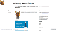 Desktop Screenshot of hungrymoosegames.com